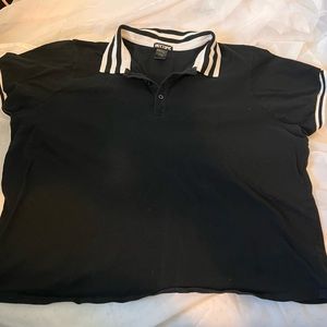 Hot Topic cropped collared shirt. Plus size.